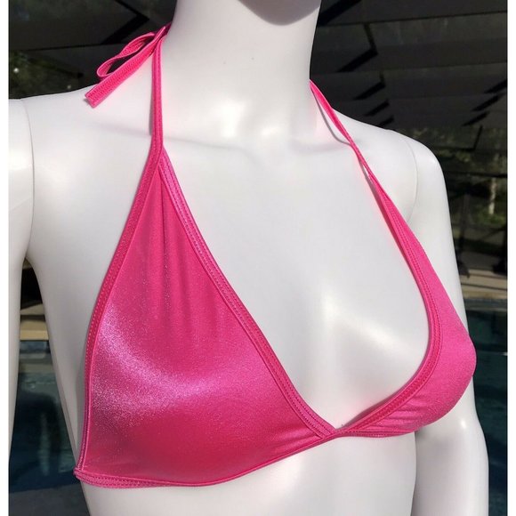 womens swimsuit Mesh Tank Top, Bikini Top Set, Racer back Tank Neon Colors Small - Picture 4 of 12